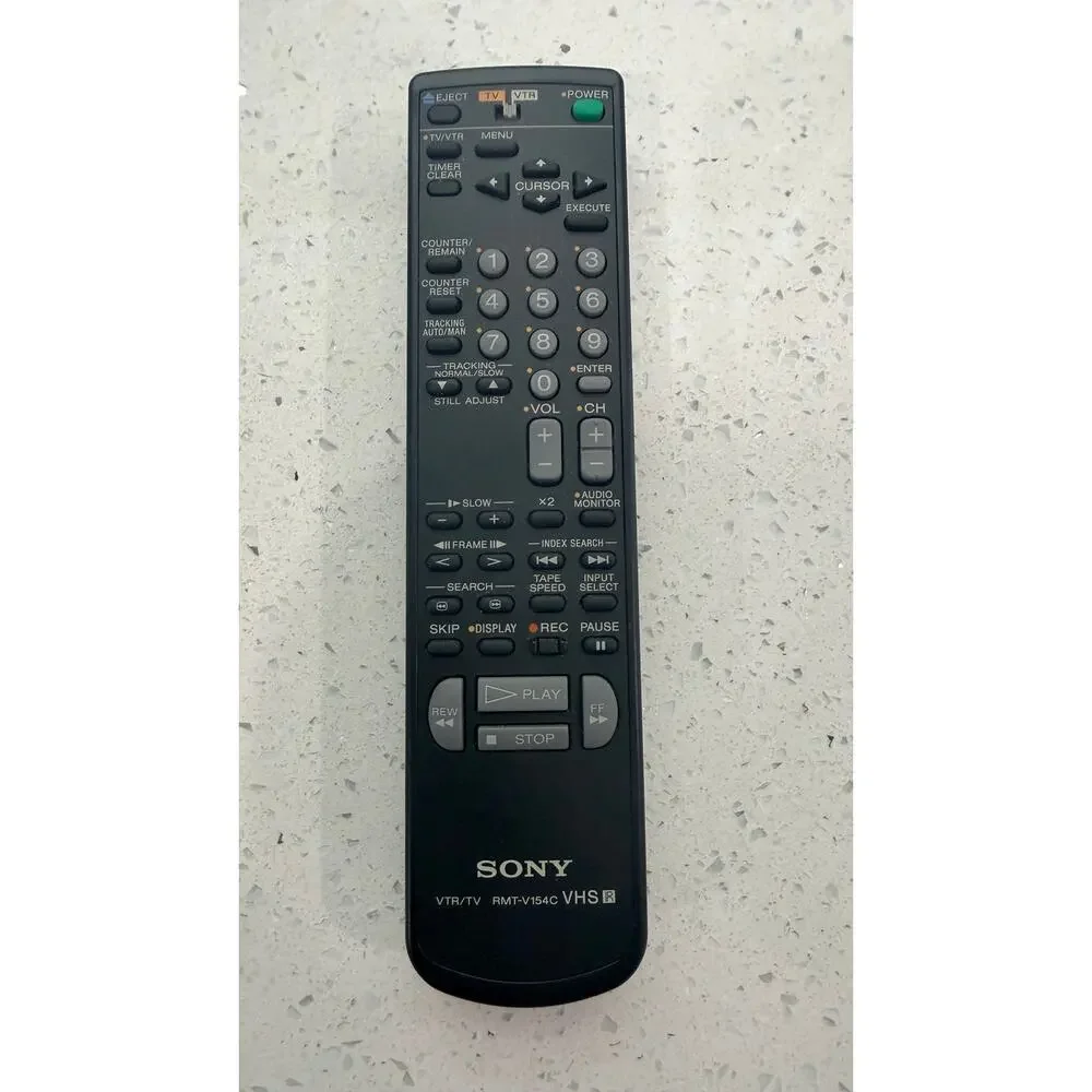 Sony RMT-V154C Remote Control VTR TV VHS VCR - Tested Working